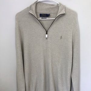 Polo by Ralph Lauren half-zip sweater.